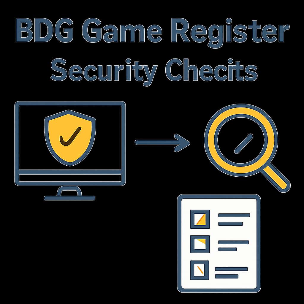 An educational diagram about BDG Game Register security checks.