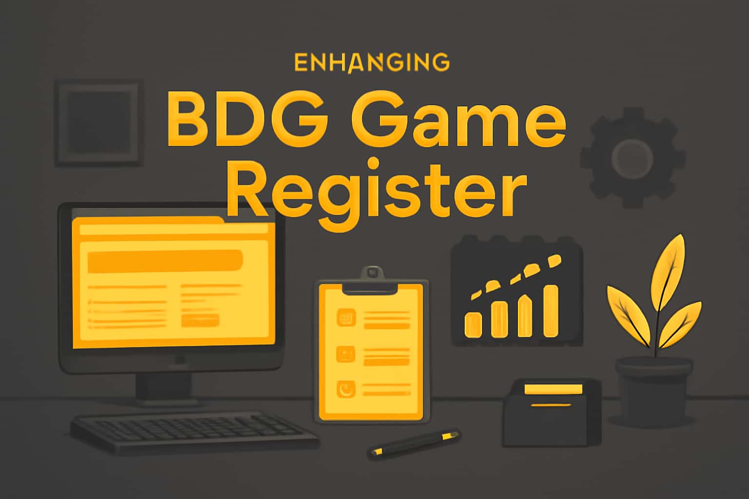 A neutral and informative visual representation of Enhancing BDG Game Register Experience, showcasing the title prominently.