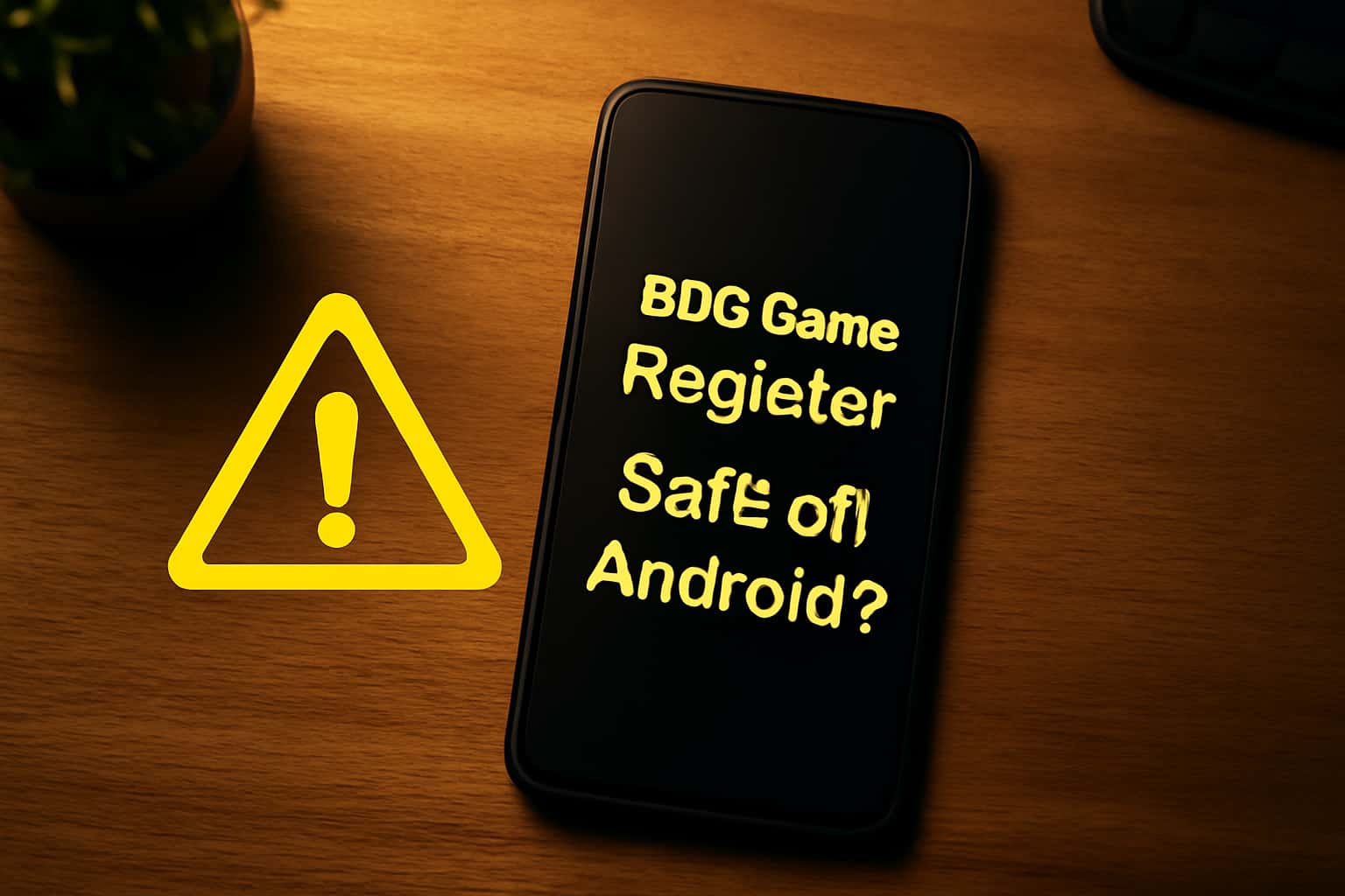 An informative representation of the safety features of the BDG Game Register on Android.