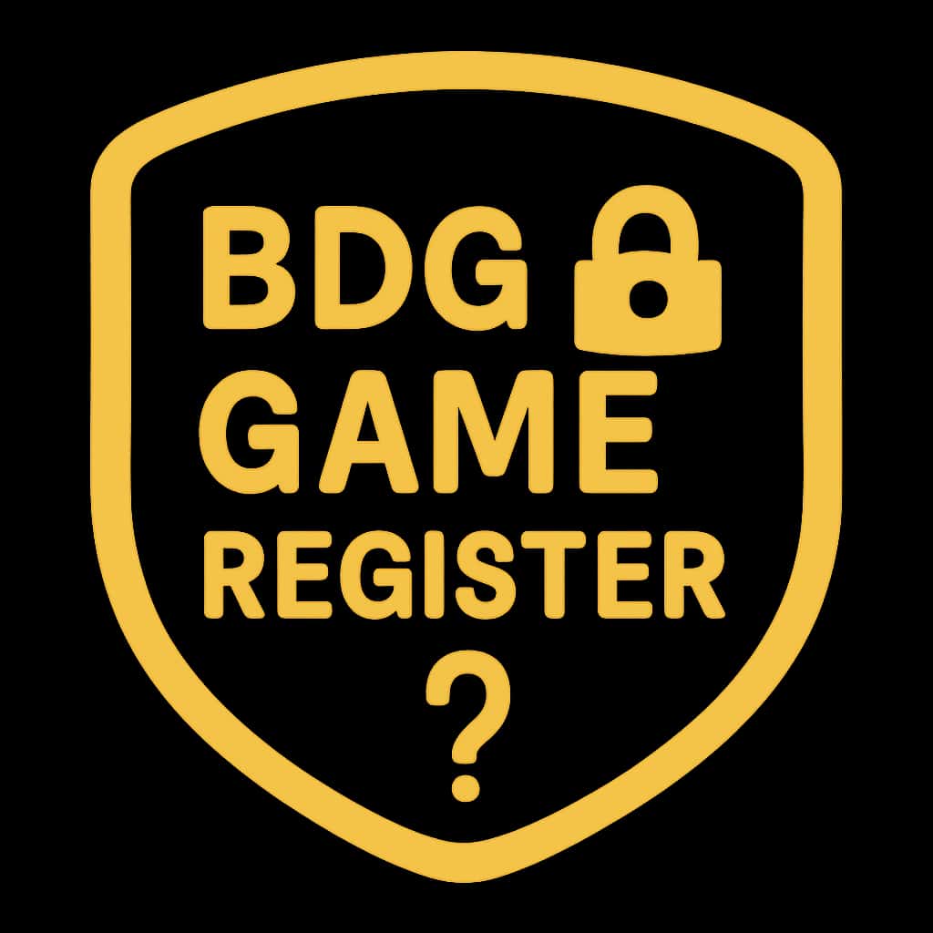 An icon representing secure practices for BDG Game Register accounts.